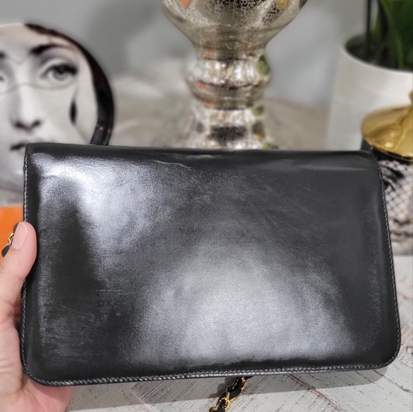 Chanel smooth leather single flap shoulder bag - Picture 4 of 8